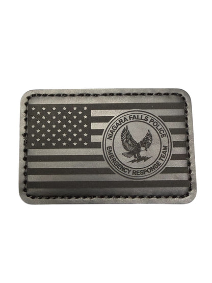 NFPD ERT hook & loop patch (black/black)