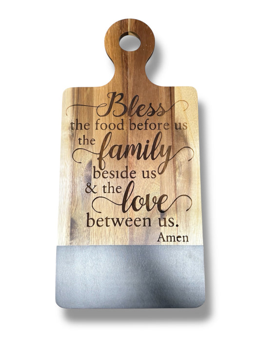 Bless, Family, Love cutting board (Free!)