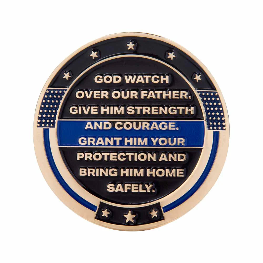 Police Dad Challenge Coin