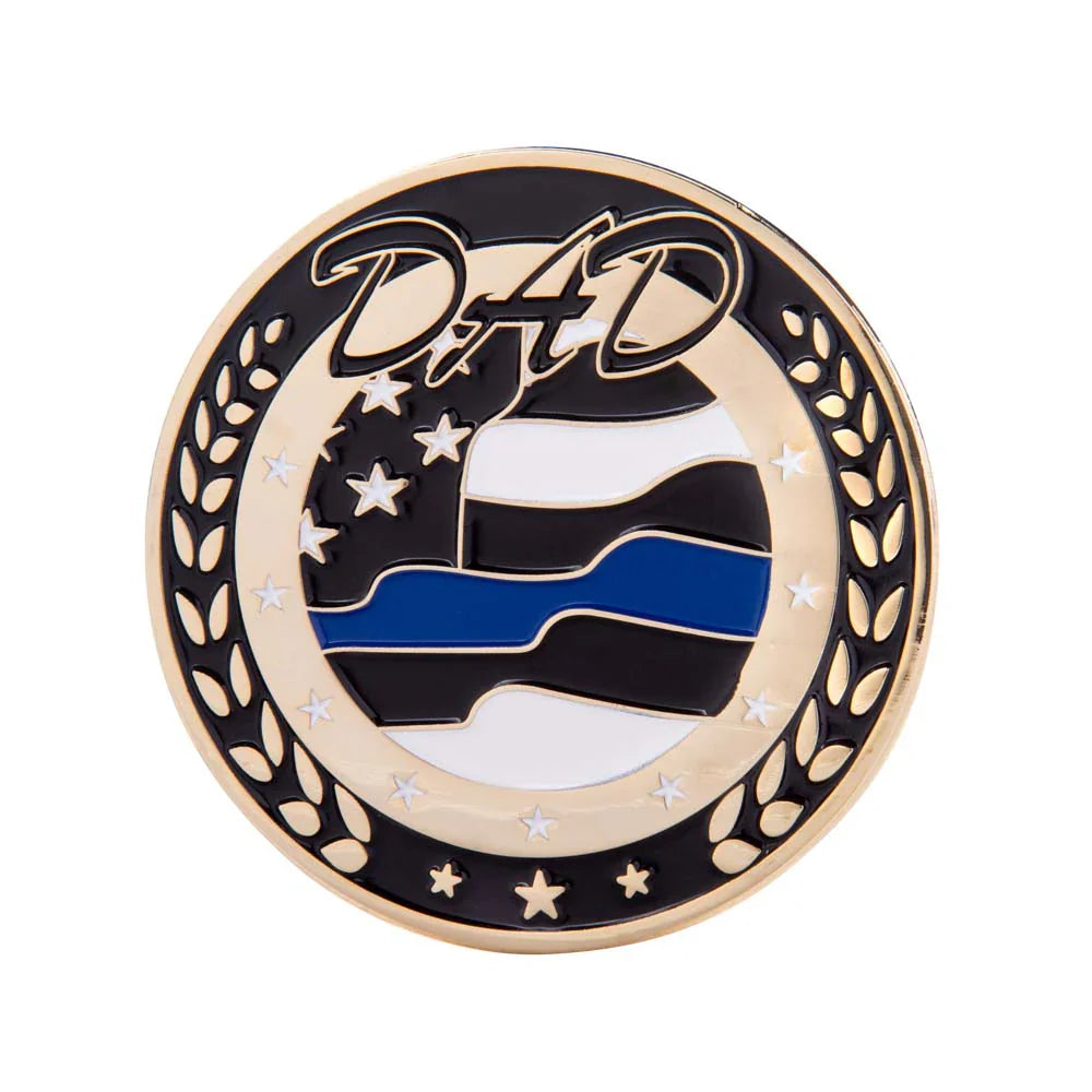 Police Dad Challenge Coin
