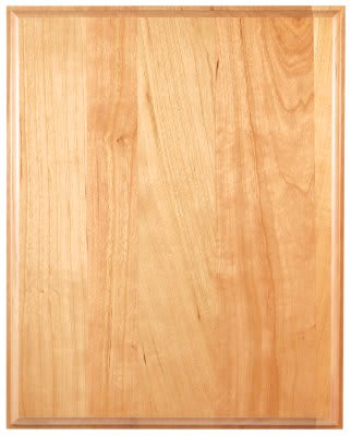 Custom 5" x 7" Genuine Cherry Plaque