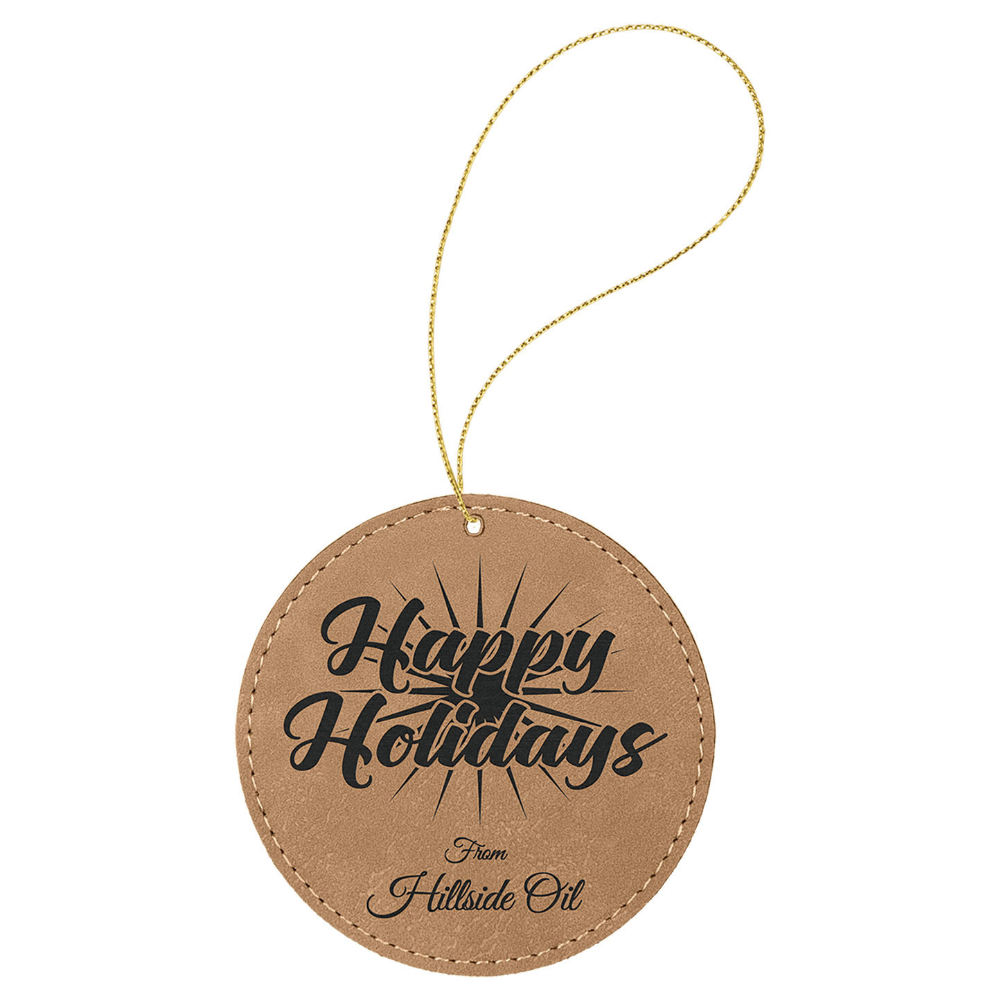 Leatherette ornament