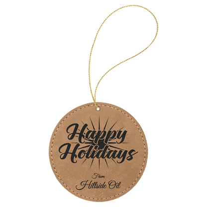 Leatherette ornament