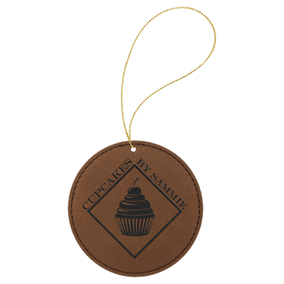 Leatherette ornament