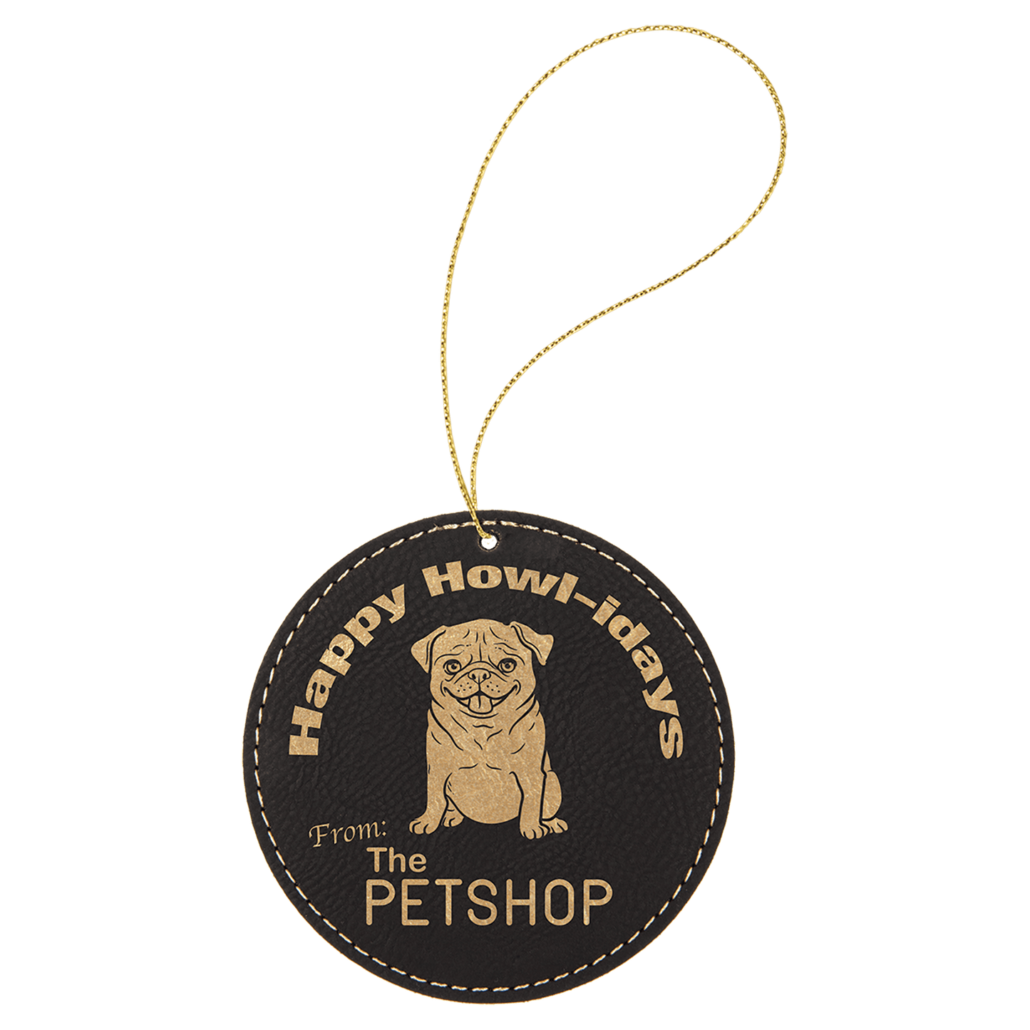 Leatherette ornament