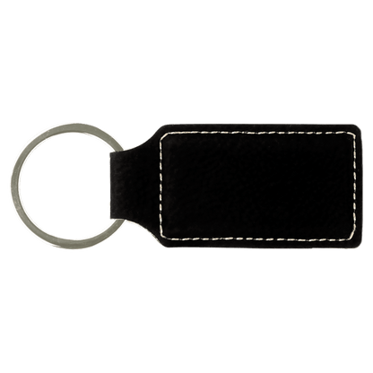 Leatherette keychain blanks (5 pack)