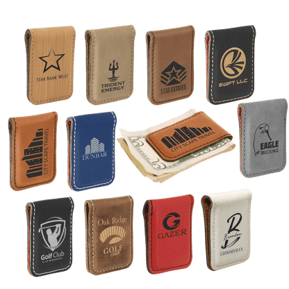 Leatherette money clip (2 pack)