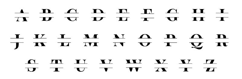 Monogramed wood coaster set